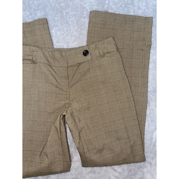 Women’s Green Plaid Tailor B.Moss Stretch Slacks 💚 - Picture 5 of 16
